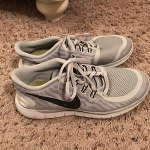 Grey Nike Free 5.0 Shoes